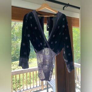 Free People Lace Bodysuit